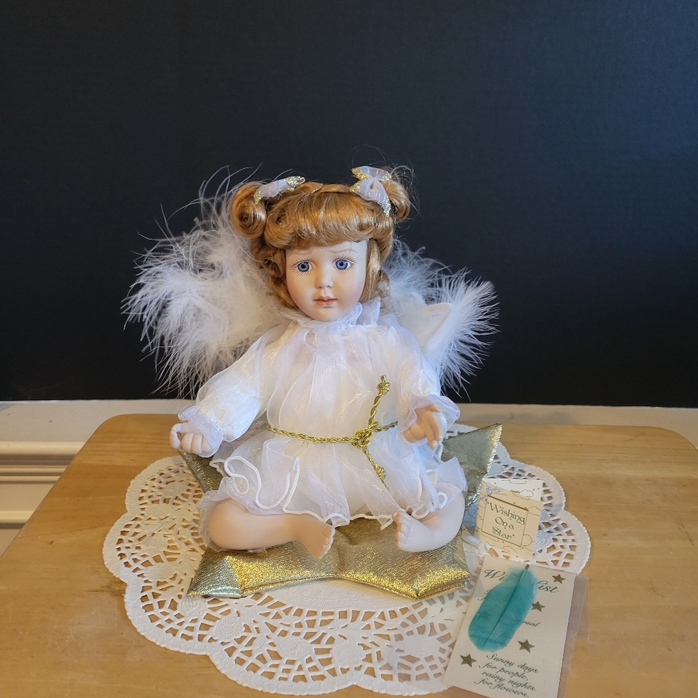 Ashton Drake Galleries Cindy McClure "Wishing on a Star" Angel Doll Vintage '92
